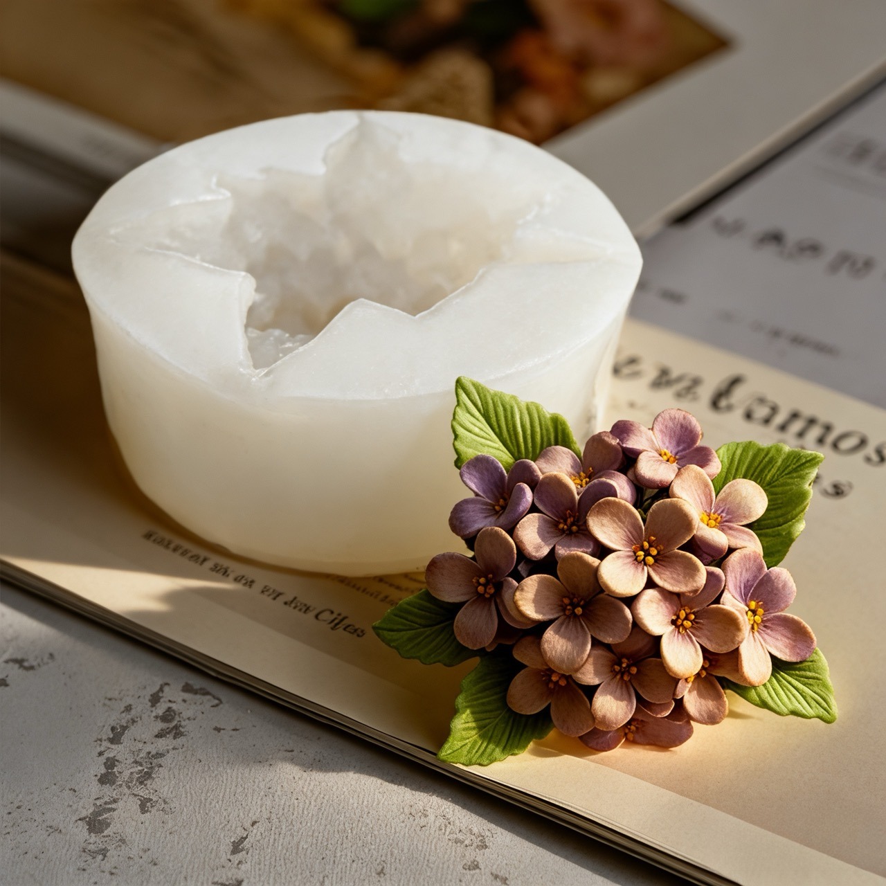 2-Piece 3D Rose and Lilac Sili - Soap Making Art recensione e prezzo