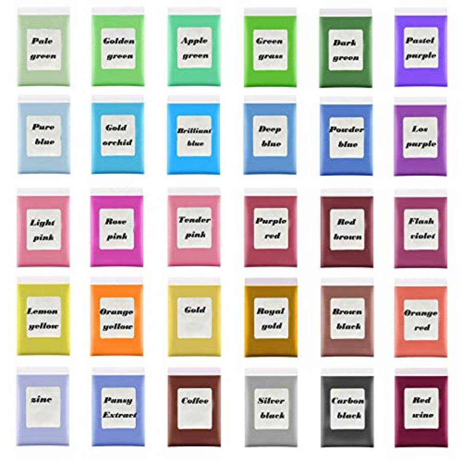 Mica Powder, 30 Color Pigment, - Mica Powder Colorant recensione e prezzo
