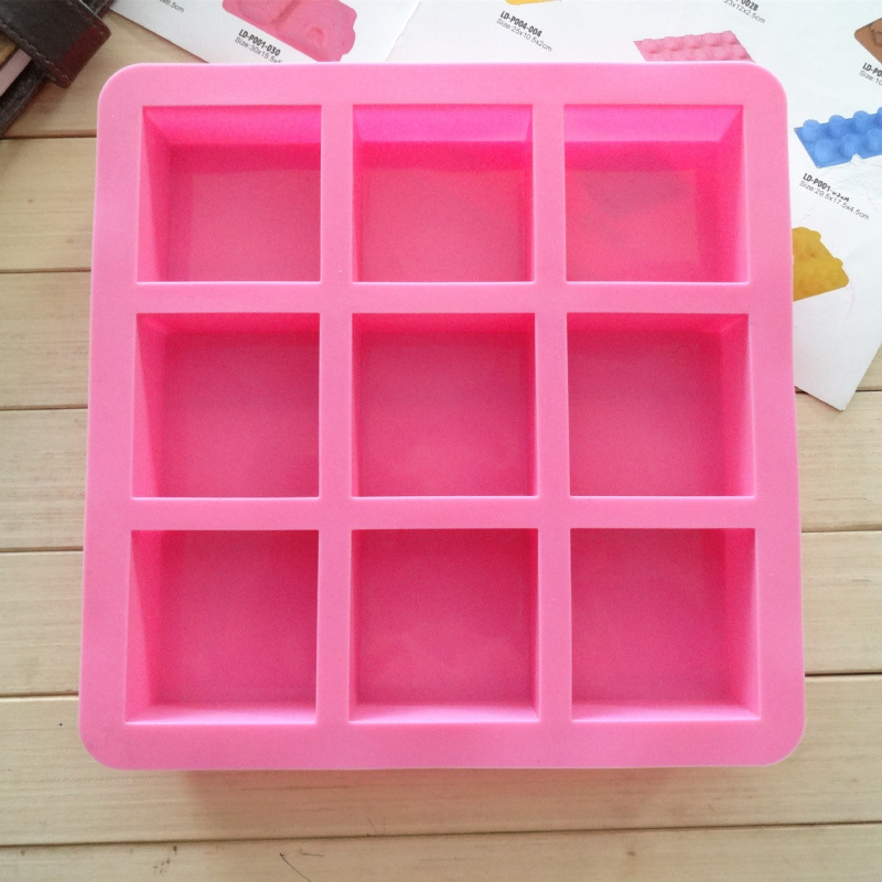 Square Silicone Cake Molds Cer - Soap Making Party recensione e prezzo