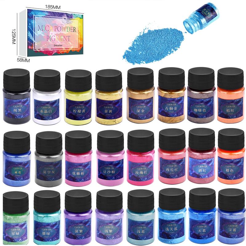 24Colors Epoxy Resin Dye Mica  - Mica Powder Colorant recensione e prezzo