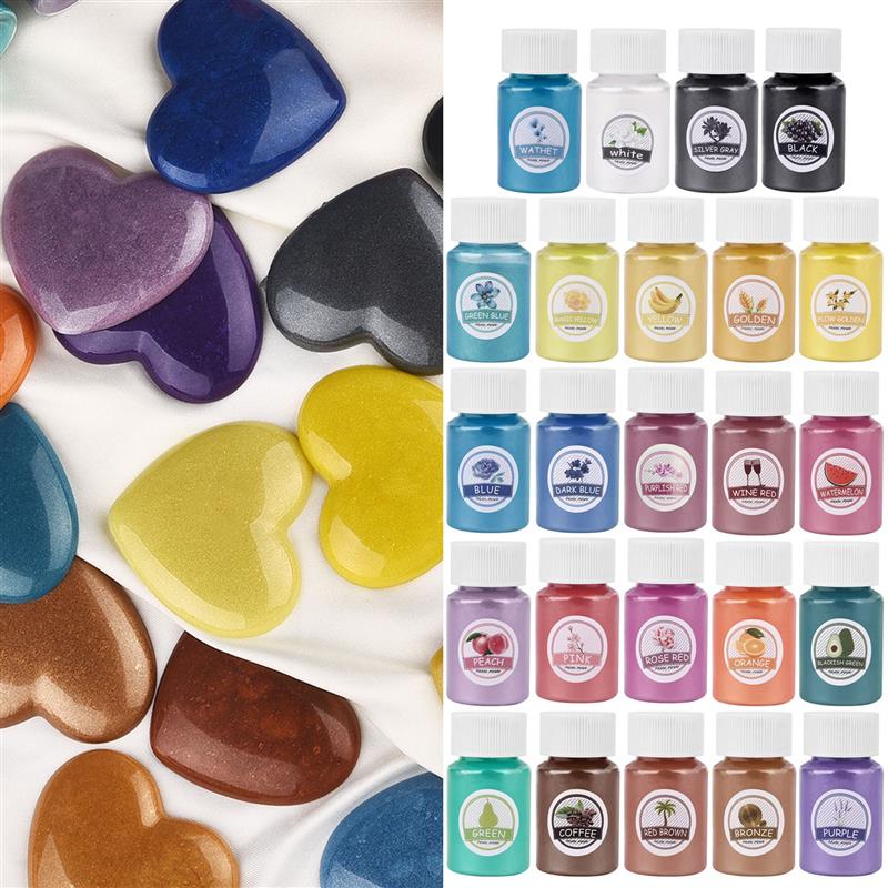24Colors Epoxy Resin Dye Mica  - Mica Powder Colorant recensione e prezzo