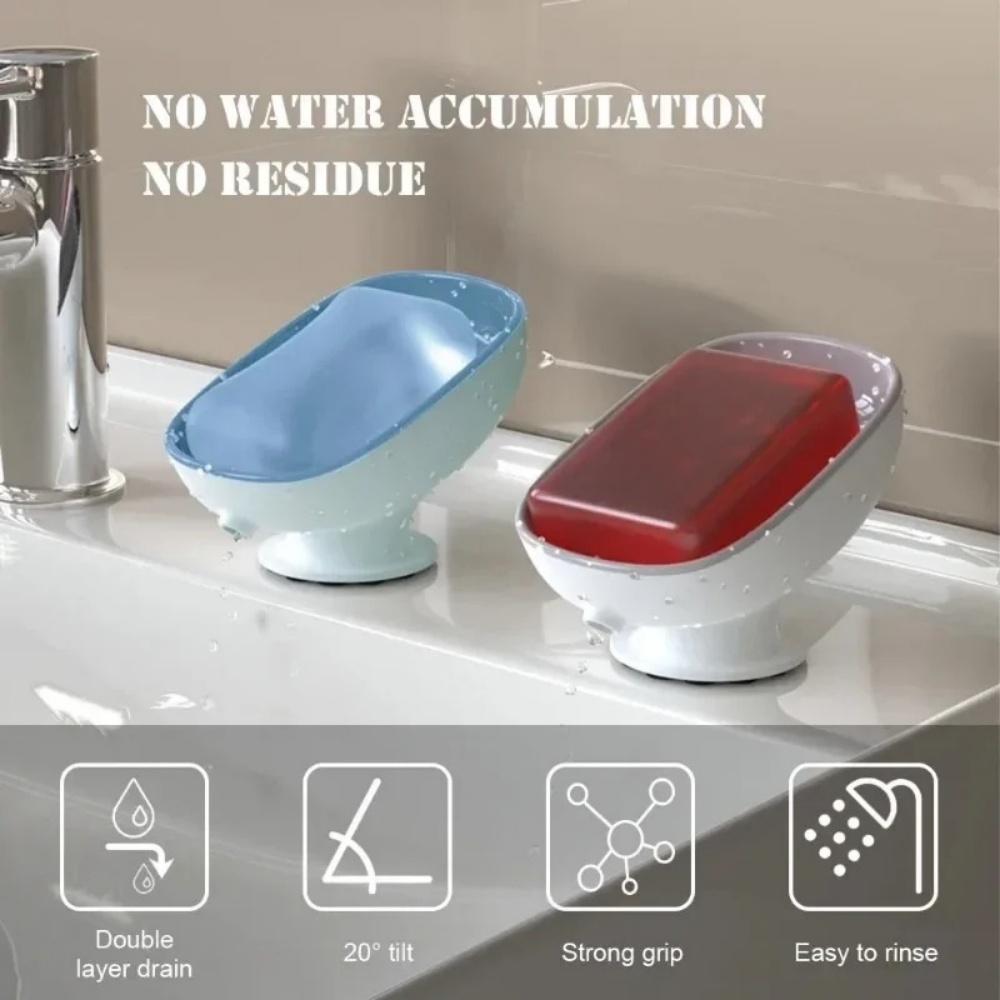 1pc Super Suction Cup Bathroom - Soap Dish Draining recensione e prezzo