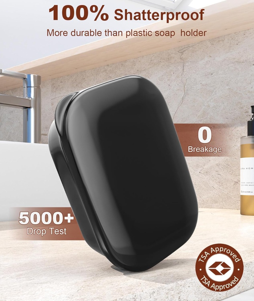 Leakproof Soap Dish with Lid & - Soap Dish Draining recensione e prezzo