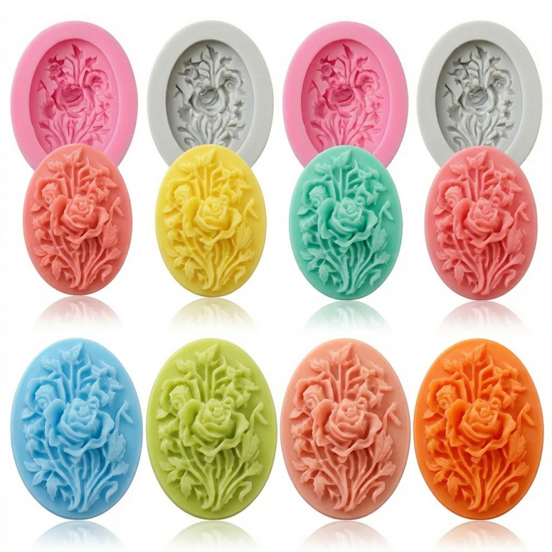 4 Silicone mold with flower sh - Soap Making Party recensione e prezzo