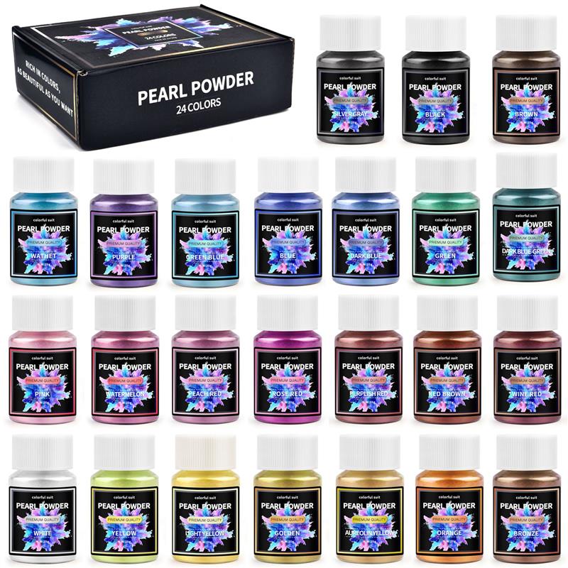 6/24/30Colors Epoxy Resin Dye  - Mica Powder Colorant recensione e prezzo