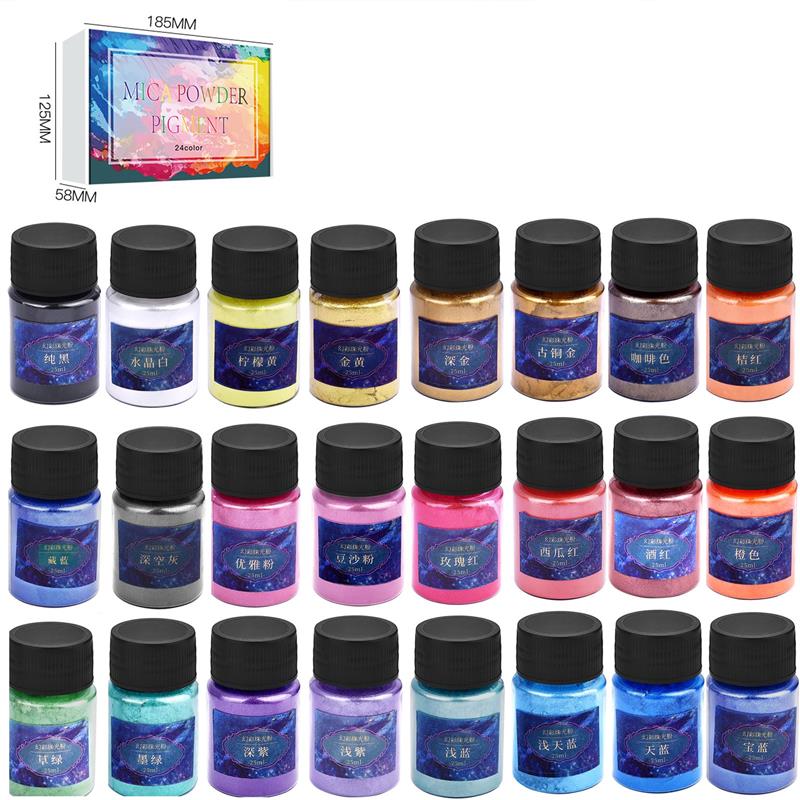 6/24/30Colors Epoxy Resin Dye  - Mica Powder Colorant recensione e prezzo