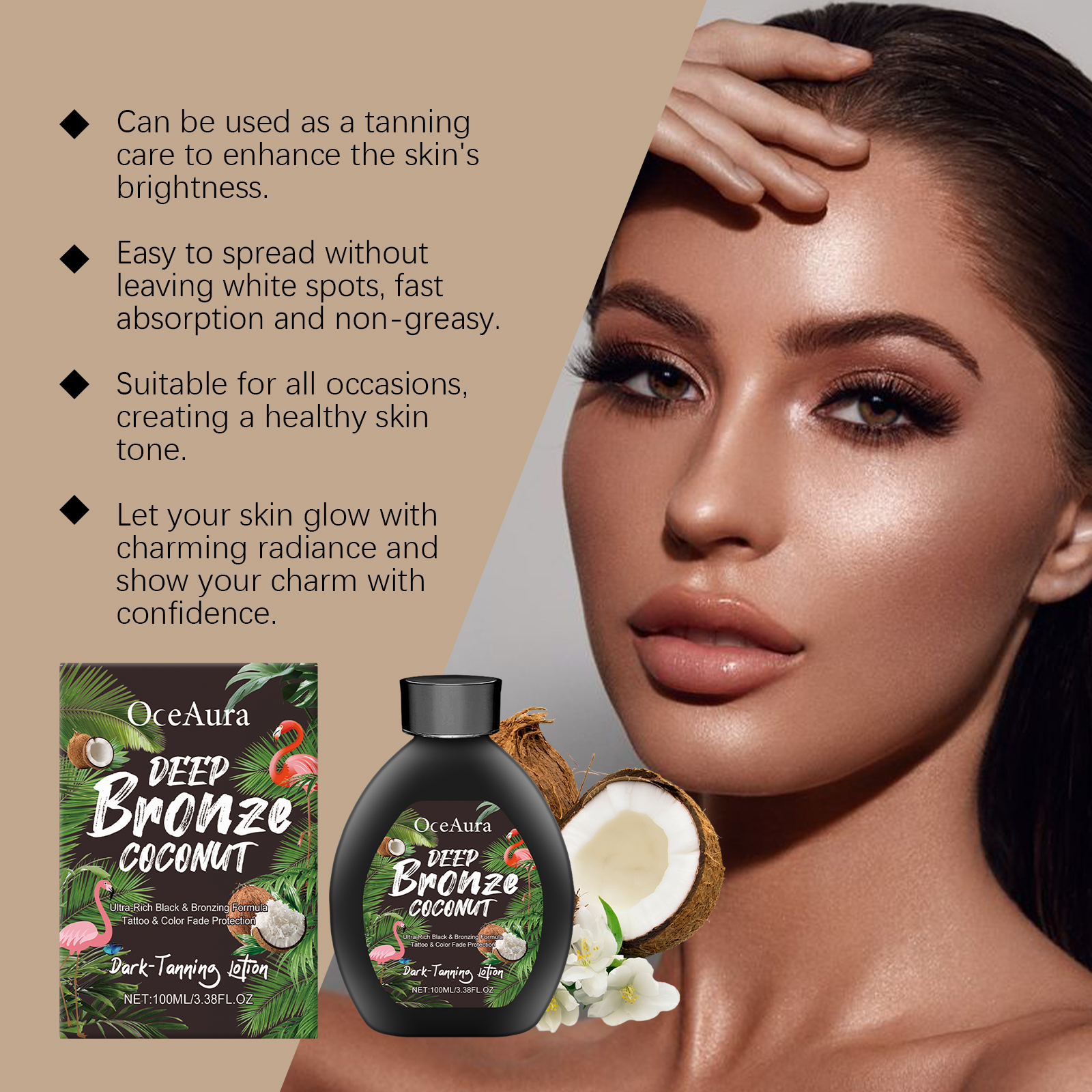 Coconut Oil Dark Tanning Lotio - Coconut Oil Refined recensione e prezzo