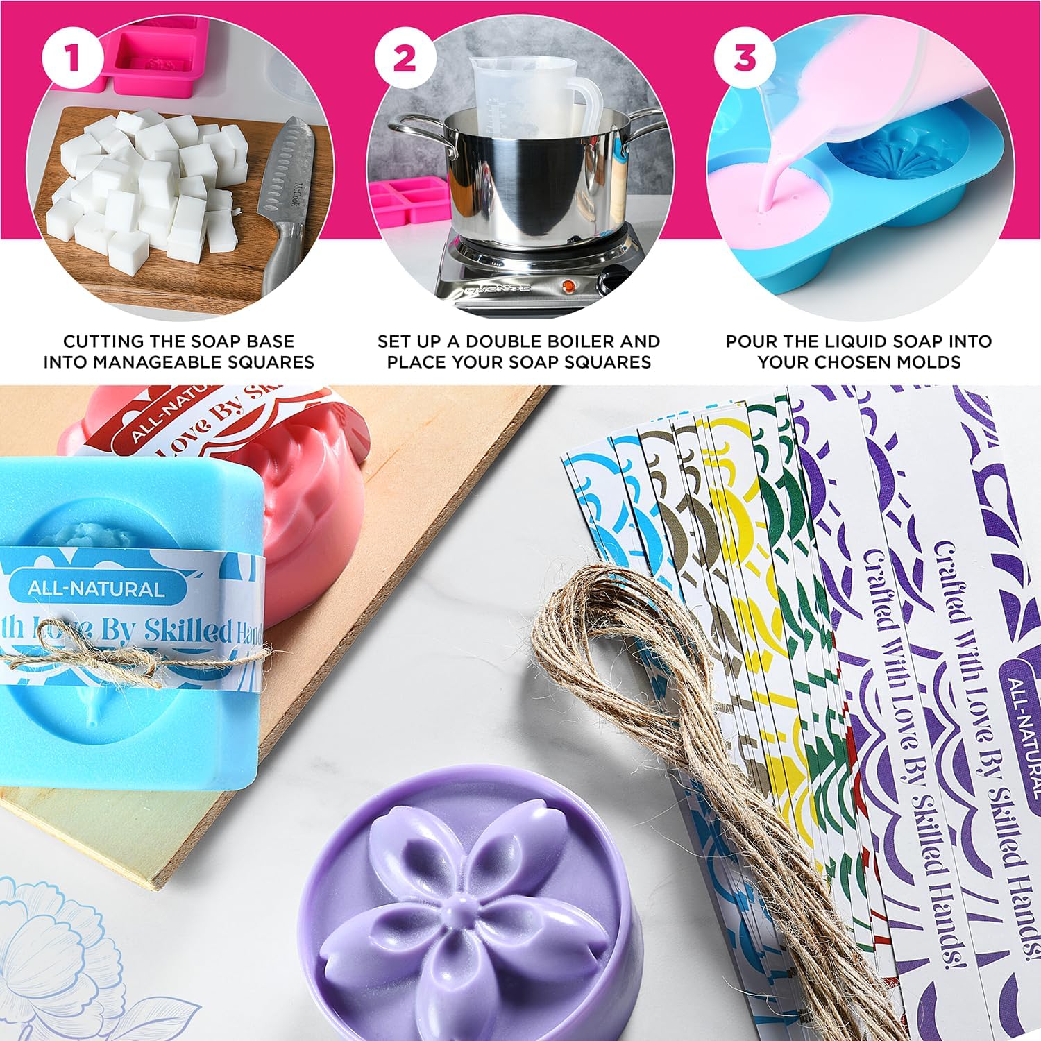Soap Making Kit with Melt Pour - Soap Making Kit For Kids recensione e prezzo