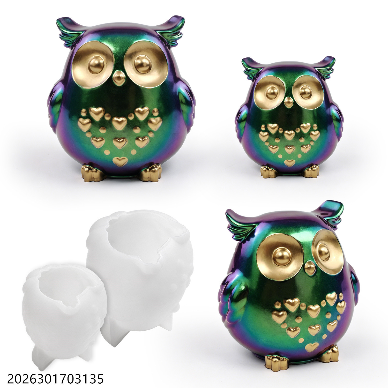 Owl Silicone Mold 3D Bird Shap - Soap Making Chemical recensione e prezzo