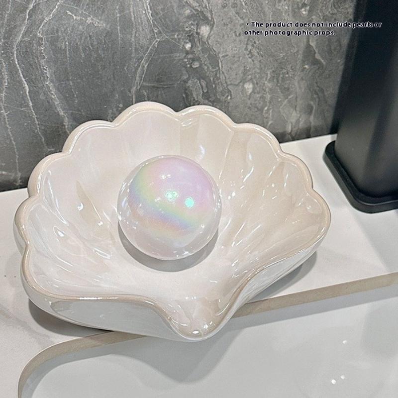 1/2Pcs Shell Shape Drain Soap  - Soap Dish Draining recensione e prezzo