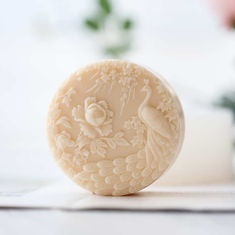 Peacock Flower Pattern Silicon - Soap Making Art recensione e prezzo