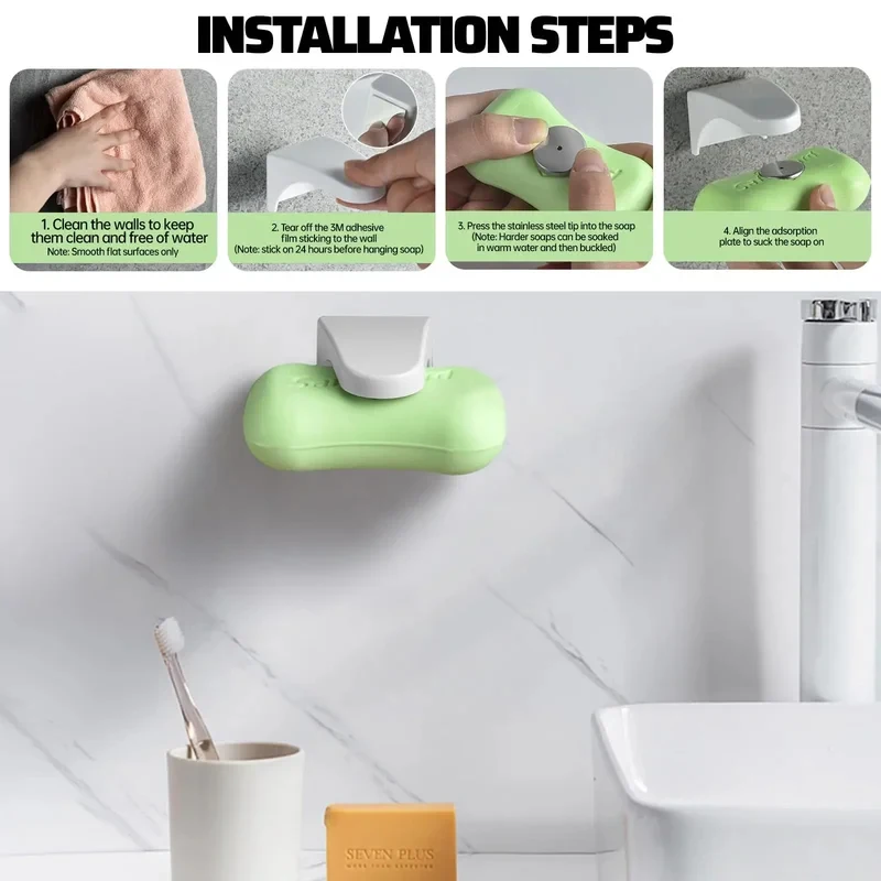 Magnetic Soap Holder Soap Box  - Soap Dish Draining recensione e prezzo