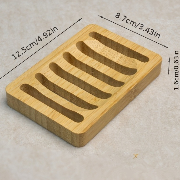 Bamboo Case Tray Wooden Preven - Soap Dish Draining recensione e prezzo