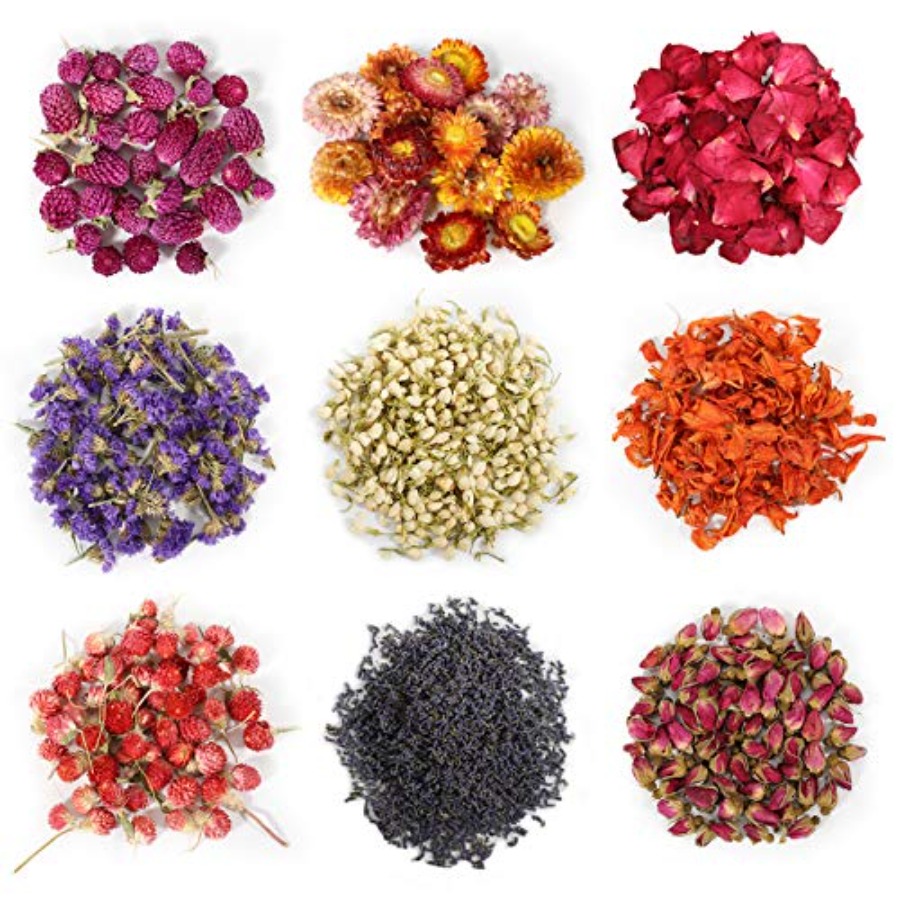 9 Bags Dried Flowers,100% Natu - Natural Making Soap recensione e prezzo