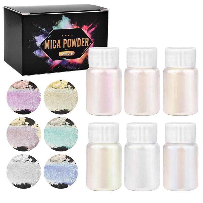 6 Pcs-Set Epoxy Resin Dye Mica - Mica Powder Colorant recensione e prezzo