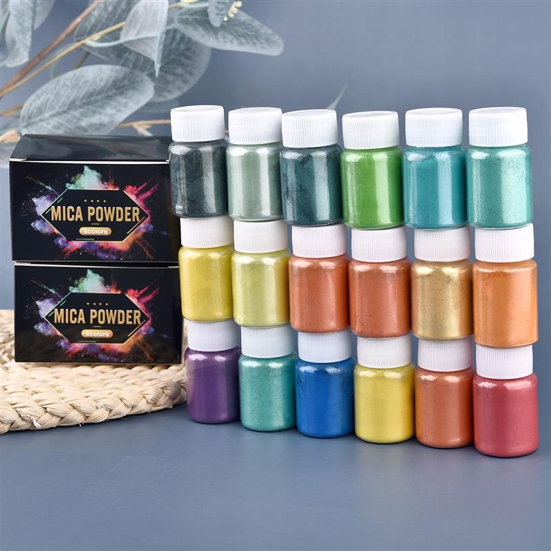 6 Pcs-Set Epoxy Resin Dye Mica - Mica Powder Colorant recensione e prezzo