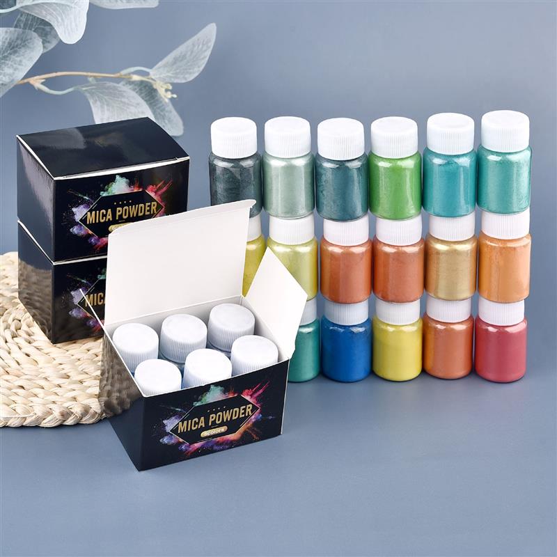 6 Pcs-Set Epoxy Resin Dye Mica - Mica Powder Colorant recensione e prezzo