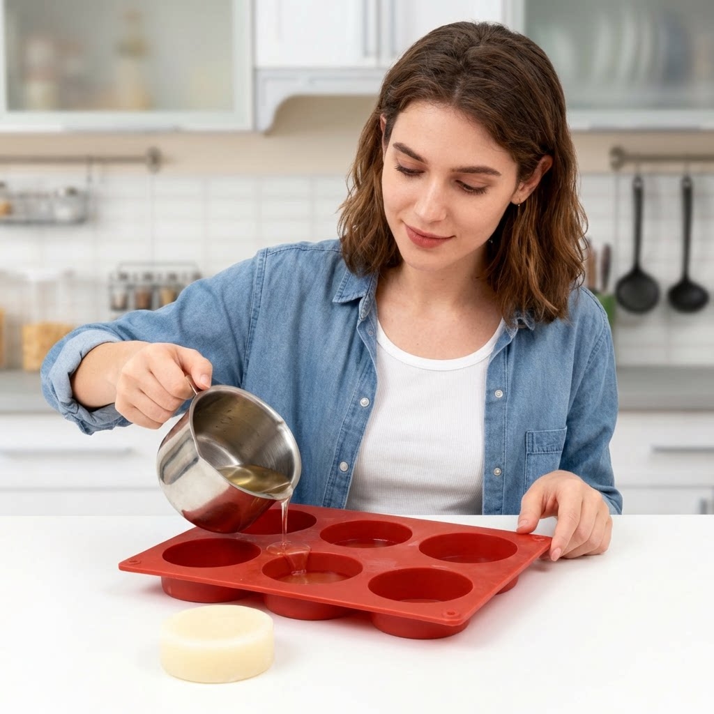 Round Silicone Soap Mold DIY H - Soap Making Easy recensione e prezzo