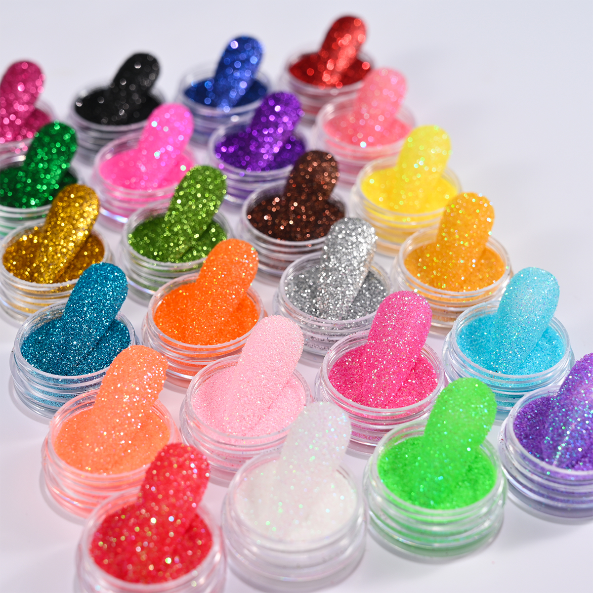 24Colors/Set Holographic Nail  - Mica Powder Colorant recensione e prezzo