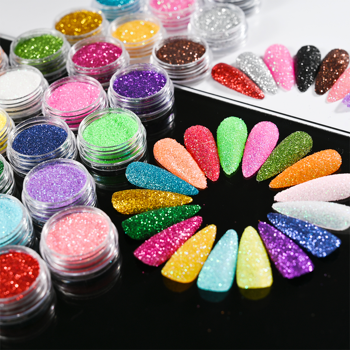 24Colors/Set Holographic Nail  - Mica Powder Colorant recensione e prezzo