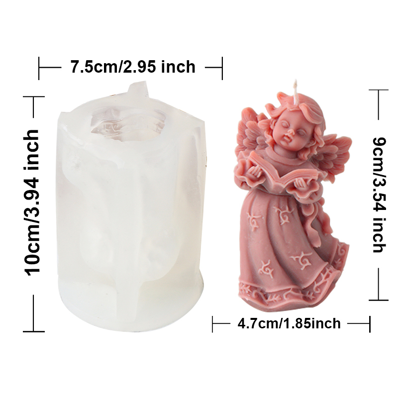 3D Angel Reading Book Silicone - Soap Making Books recensione e prezzo
