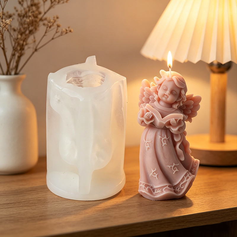 3D Angel Reading Book Silicone - Soap Making Books recensione e prezzo